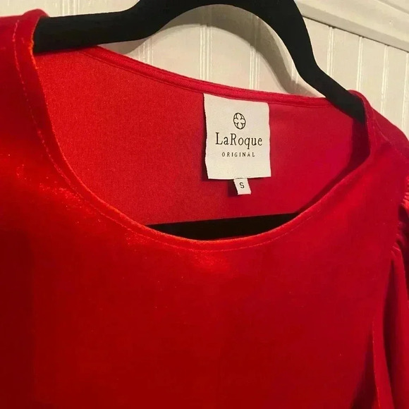 LaRoque Original Velvet Bell sleeve top - Picture 7 of 9